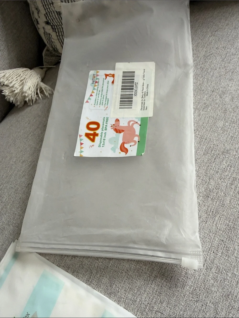 Kids Disposable Placemat Pack - 30 (open)